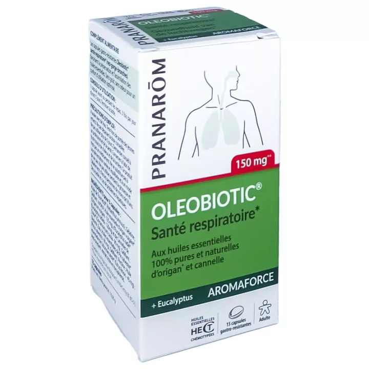 Pranarom Aromaforce Oléobiotic Santé Respiratoire 150 mg