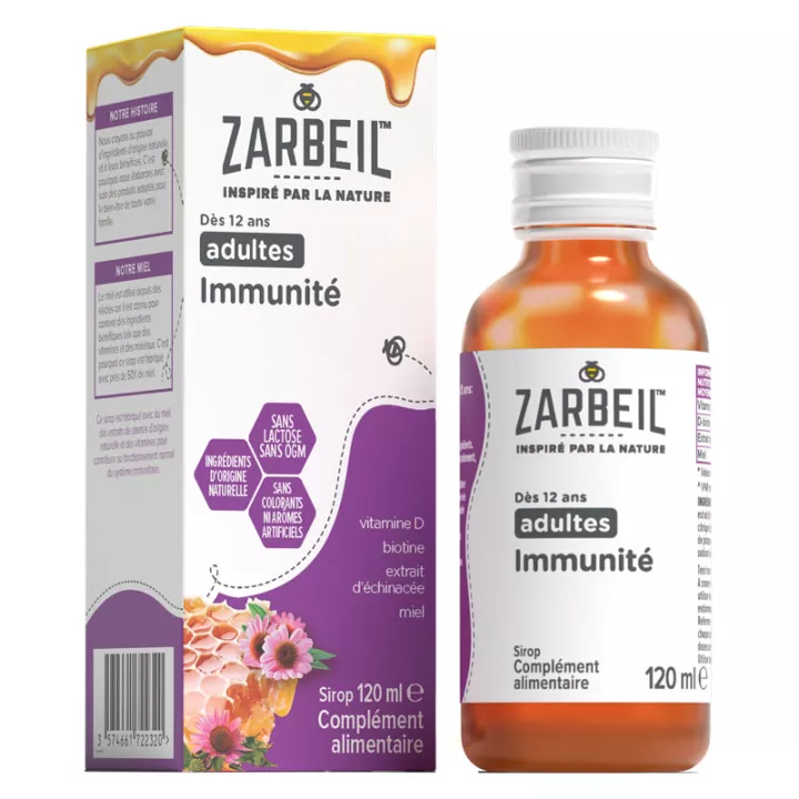 Zarbeil Sirop Adulte Immunité  120 ml