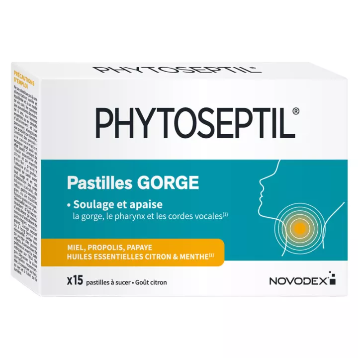Phytoseptil Pastille Gorge 15 Pastilles Nutreov