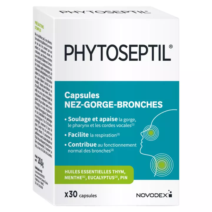Phytoseptil Nez Gorge Bronches 30 Capsules Nutreov