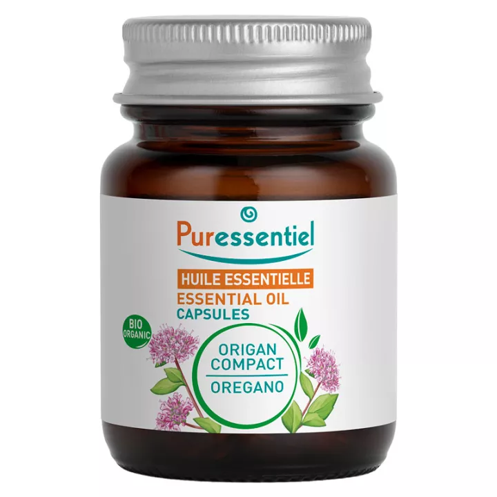 Puressentiel Huile Essentielle Bio Origan Compact 60 capsules