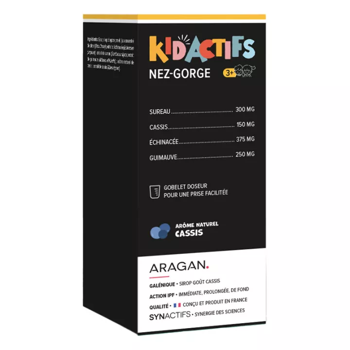 Synactifs Kidactifs Nez-Gorge Sirop Enfant 125 ml