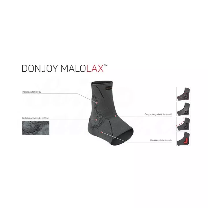 Malolax Donjoy Orthèse de cheville ligamentaire