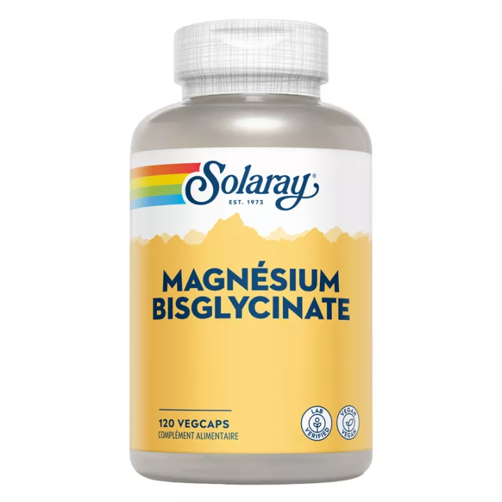 Solaray Magnésium Bisglycinate 120 gélules végétales