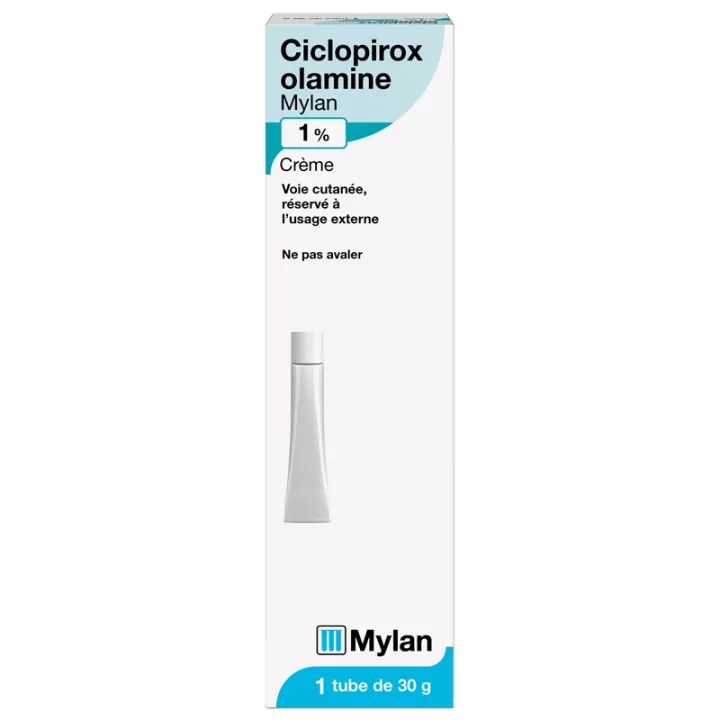 Ciclopirox Olamine 1 % Crème Mylan 30 g