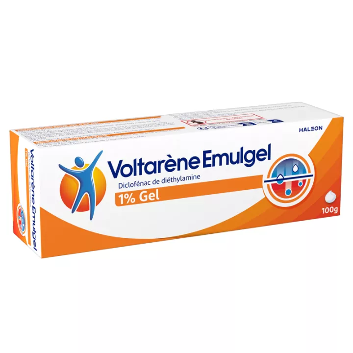VoltarèneEmulgel 1% Gel Tube de 100 g