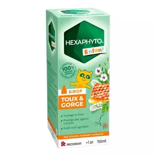 HEXAPHYTO - Sirop Toux & Gorge Enfant - 150ml