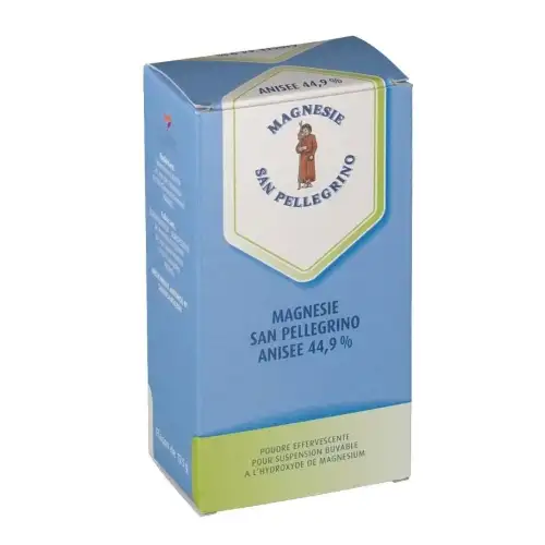 Magnesie San Pellegrino anisée 44,9 % poudre orale