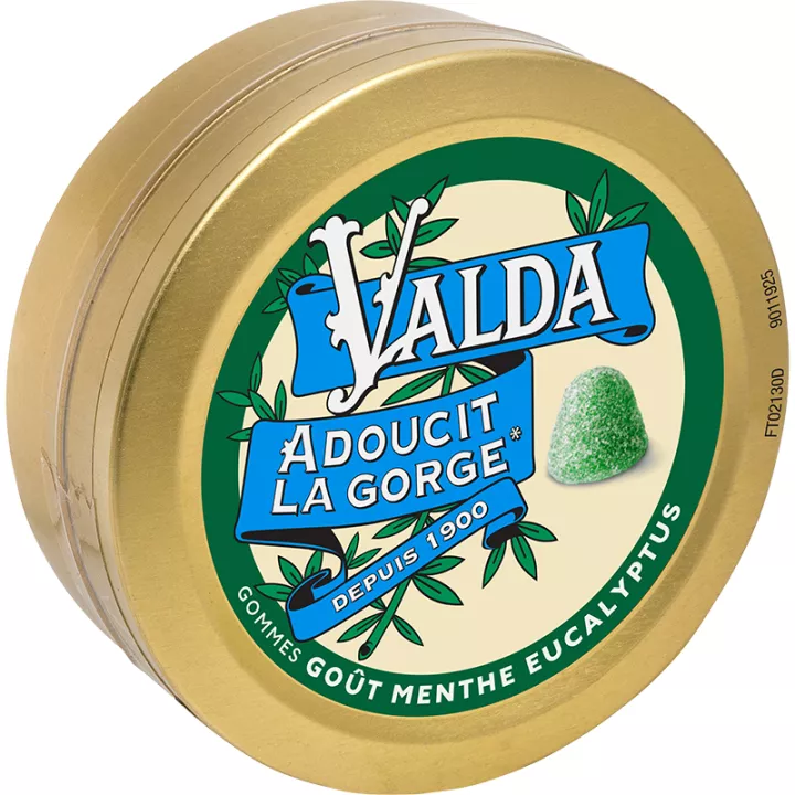 Valda Gommes pour Adoucir la Gorge