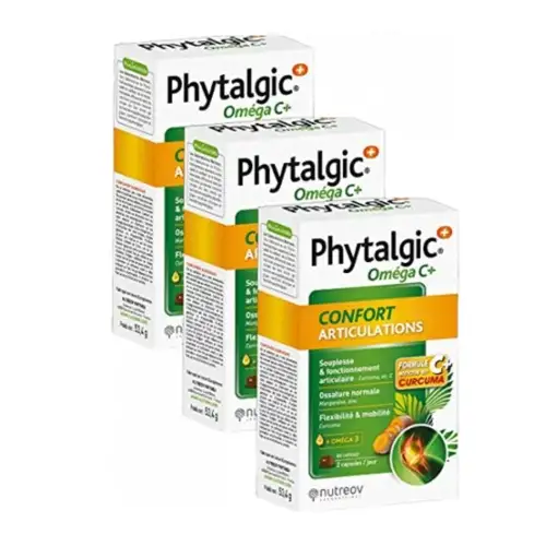 PHYTALGIC - Oméga C+ Confort Articulaire 3x60 capsules