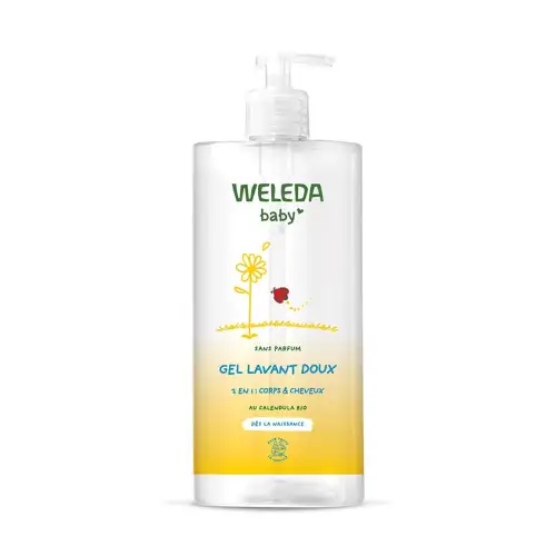 WELEDA Baby - Gel lavant Doux 2en1 Corps et Cheveux - 750ml