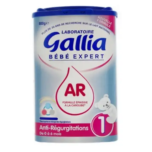 GALLIA Bébé Expert Lait Anti Régurgitations AR 1er AGE 0-6mois (800g)