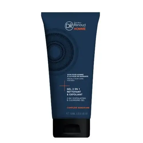 Gel 2 en 1 Nettoyant Exfoliant Soin Homme 150 ml