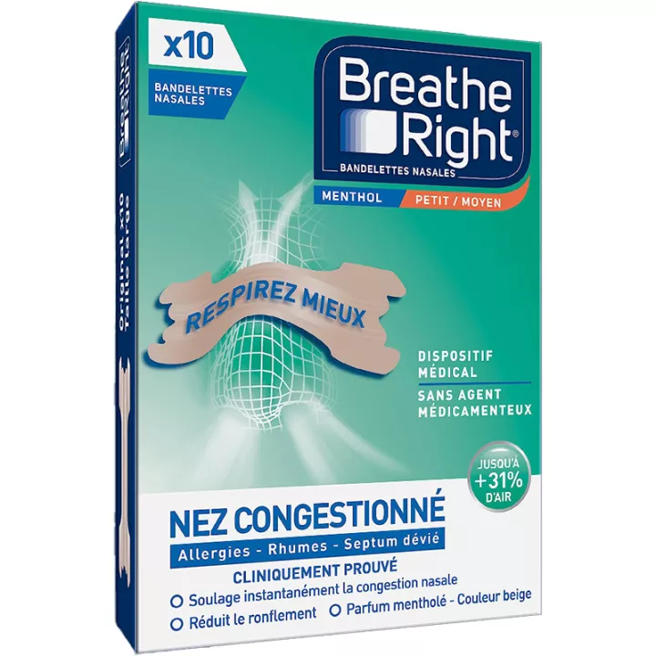 Breathe Right Bandelettes Nasales