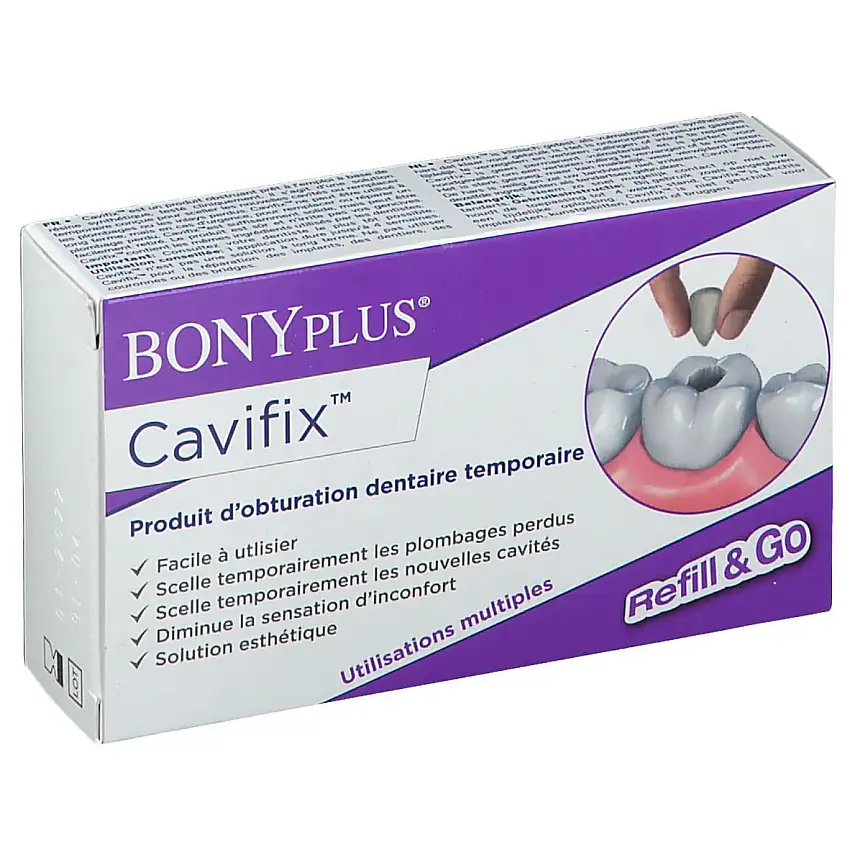 Bonyplus Cavifix Obturateur Dentaire - Solution pour Réparer les Obturations Dentaires