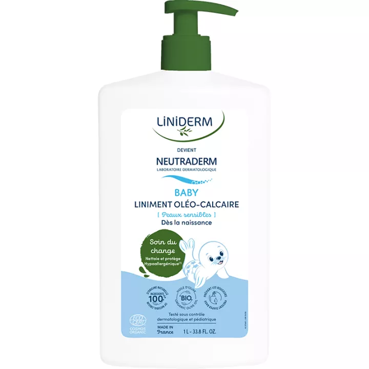 Liniderm Neutraderm Baby Liniment Oleo-Calcaire Bio 1 L