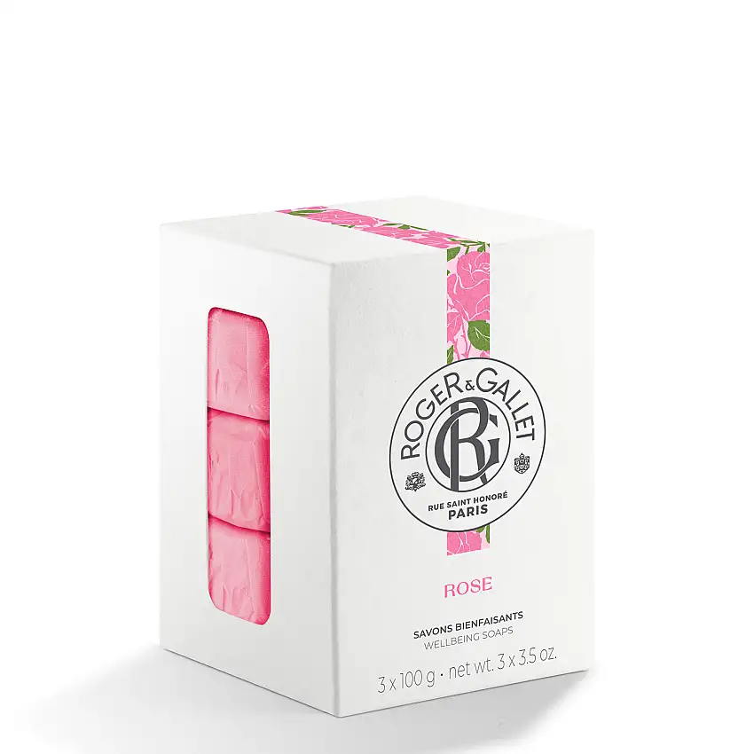 Rose Coffret Trio Savons Bienfaisants