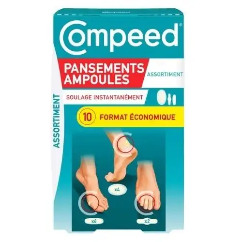 Compeed Pansements Ampoules Format Éco Assortiment x10