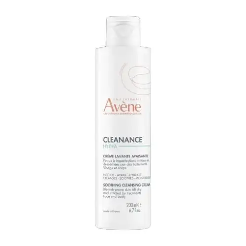 AVENE CLEANANCE HYDRA Crème lavante apaisante / Traitement Peau Acné (200 ml)