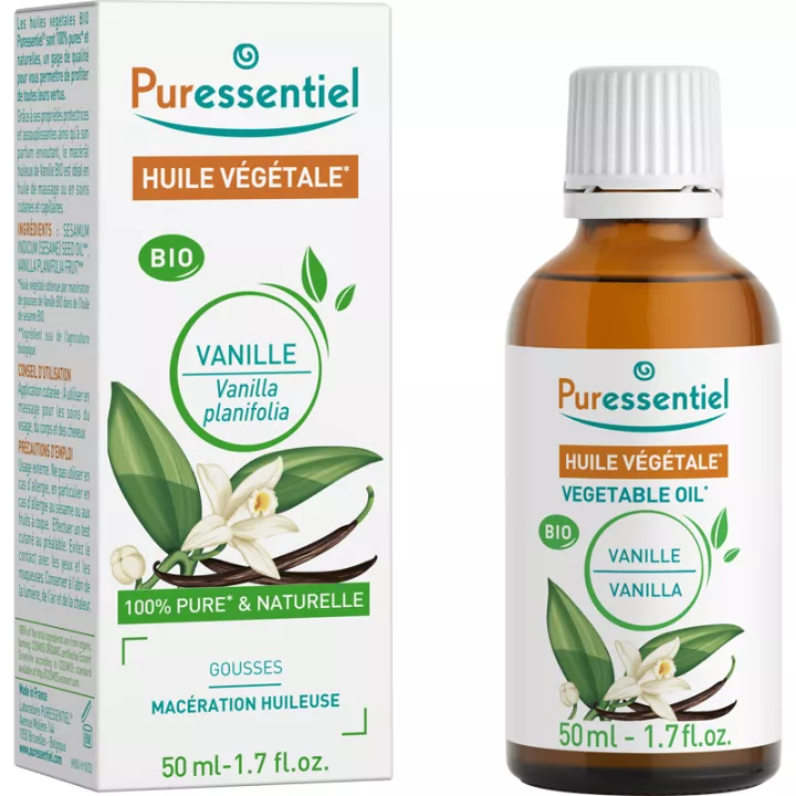 Puressentiel Huile Végétale Bio Vanille 50 ml