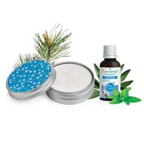 PURESSENTIEL - Coffret Diffuseur Céramique Huile Essentielle - 1 Coffret