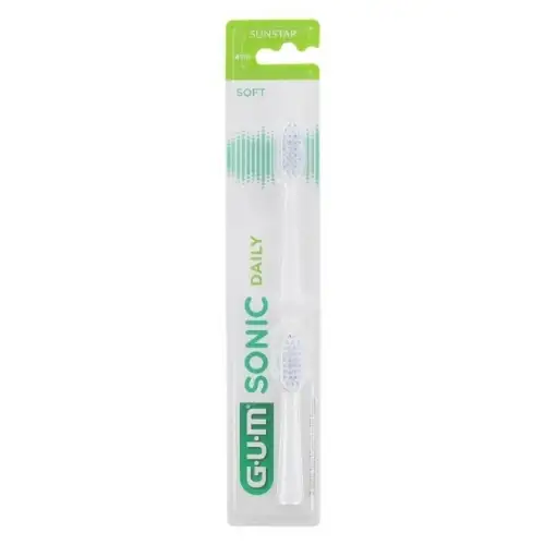 GUM Sonis Daily Têtes de Brosse à Dents Souples 4110