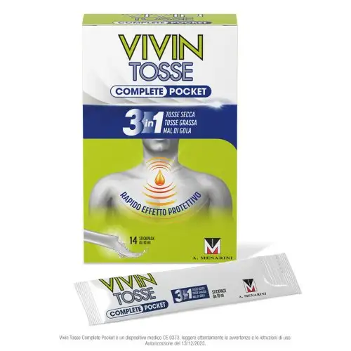 Vivin Tosse Poche Complète A. Menarini 14 Bâtons