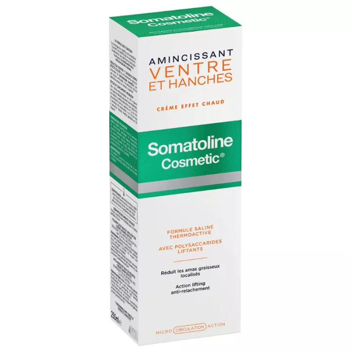 Somatoline Amincissant Ventre et Hanches Crème Effet Chaud 250 ml