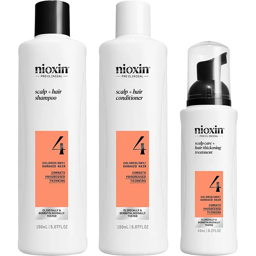 Nioxin Cheveux colorés, visiblement plus finsCheveux colorés Progressive Thinning