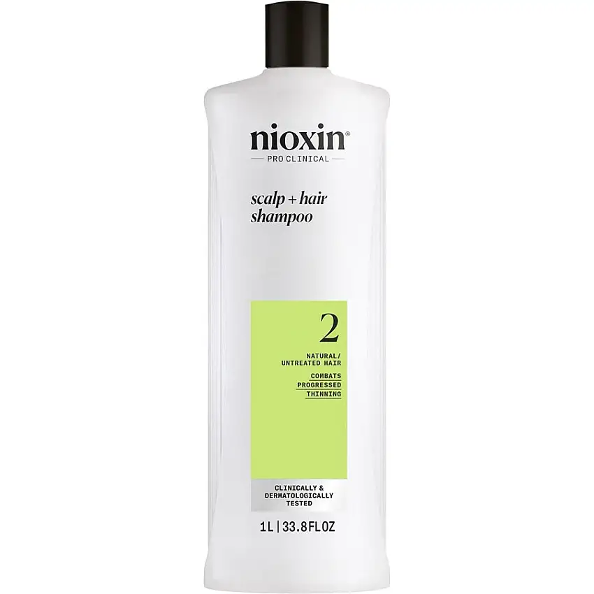 Nioxin Cheveux naturels, visiblement plus finsTissage naturel avancé des cheveux