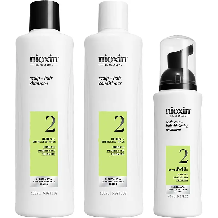 Nioxin Cheveux naturels, visiblement plus finsNatural Hair Progressed Thinning