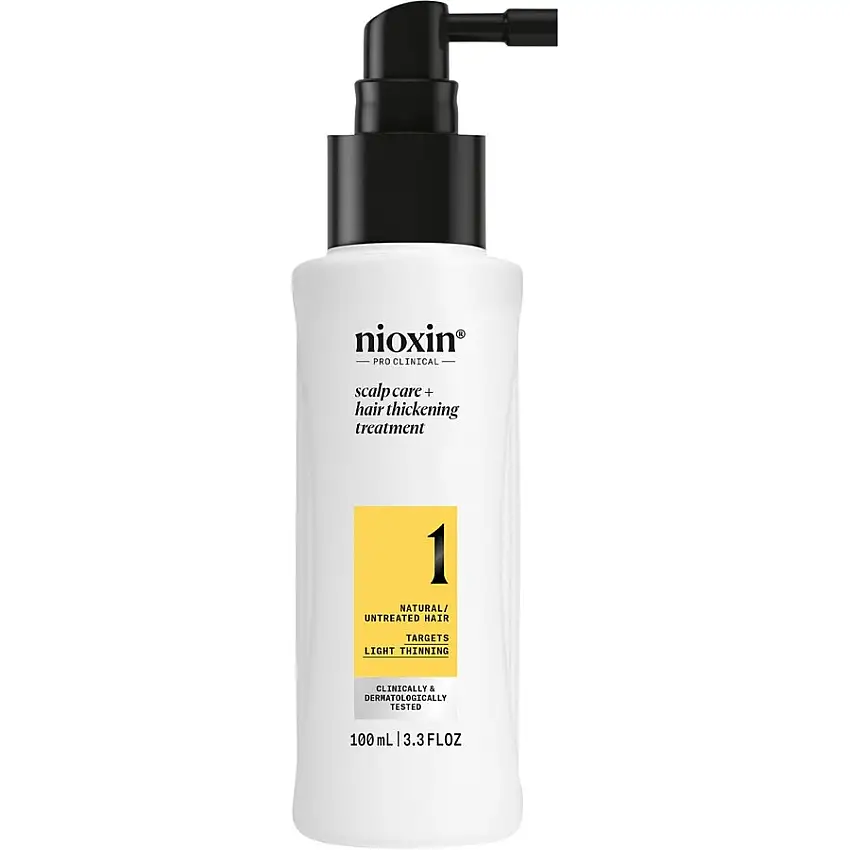 Nioxin Des cheveux qui s'affinent discrètementCheveux colorés et légèrement clairsemés