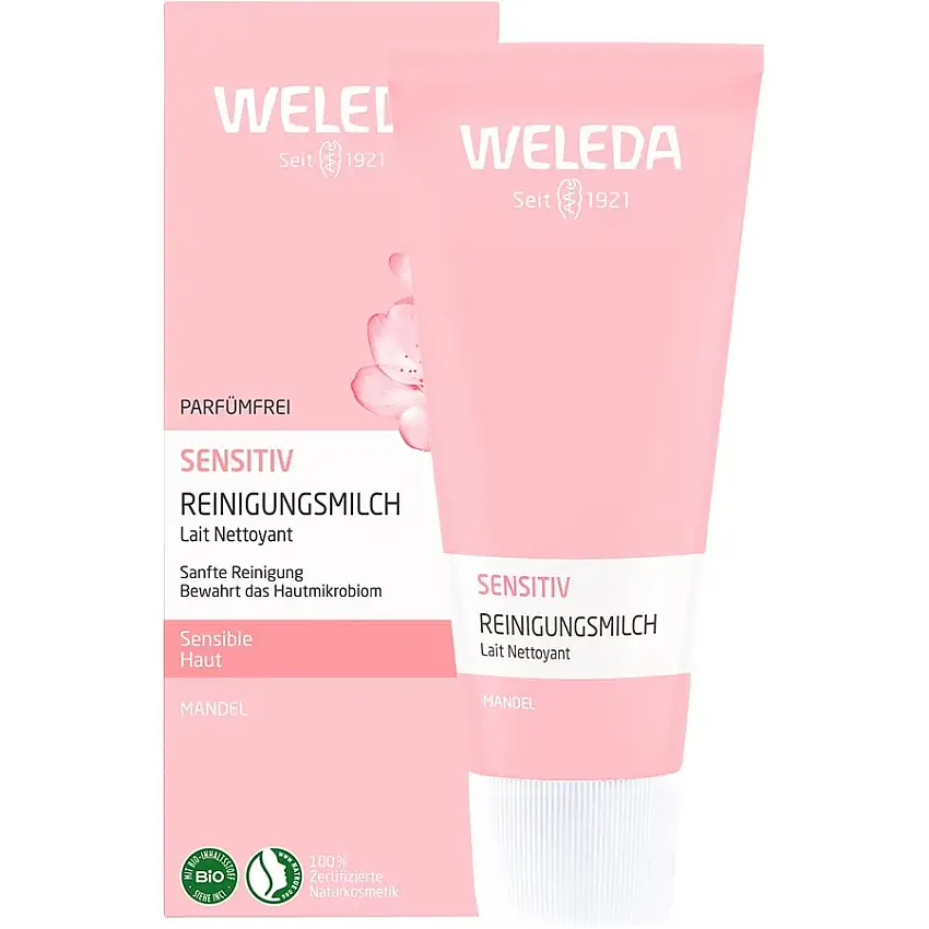 WELEDA CleansingNettoyage doux avec des huiles d'amande et de noyau de prune pour les peaux sensibles