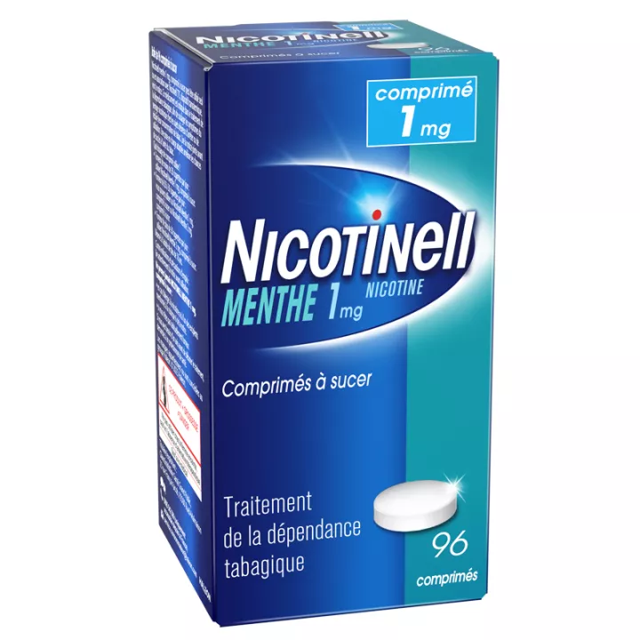 Nicotinell 1 mg comprimés à sucer Menthe - Sevrage Tabagique