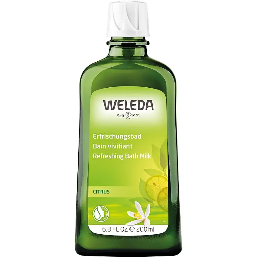 WELEDA Bath additiveLes huiles essentielles d'agrumes tonifient & stimulent le corps et les sens