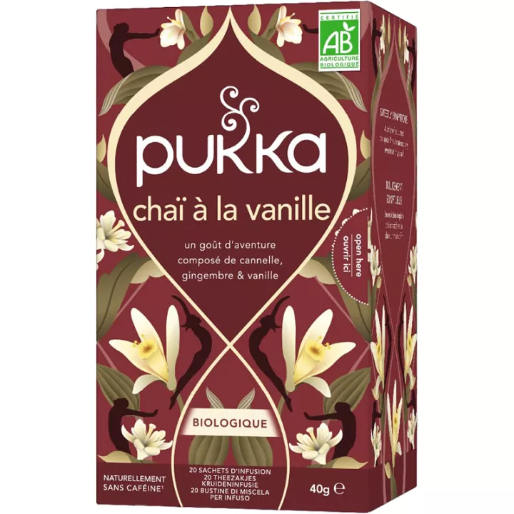 Pukka Bio Tisane Chaï Vanille 20 sachets