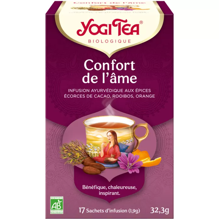 Yogi Tea Confort de l'Âme Tisane 17 Sachets