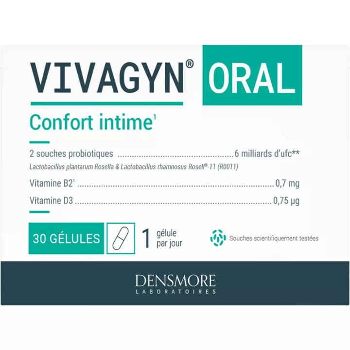 Vivagyn Densmore Voie Orale Probiotique 30 Gélules