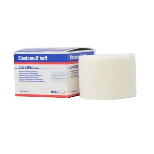Elastomull Haft Bandage pour fixation adhésive 6cm x 20m