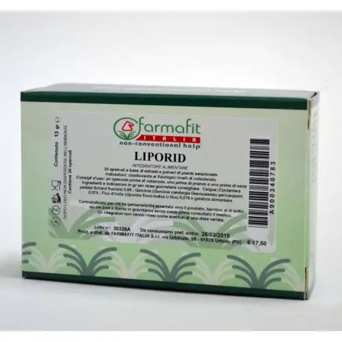 Liporid Complément Alimentaire 30 Gélules