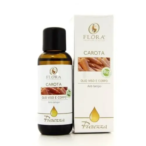 Flora Macerated Oils Huile Végétale Visage et Corps à la Carotte 50 ml