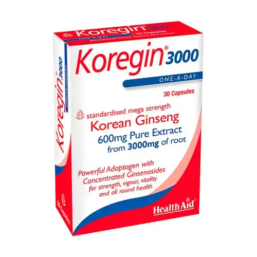 Health Aid Koregin 3000 Complément Alimentaire 30 Capsules Molles