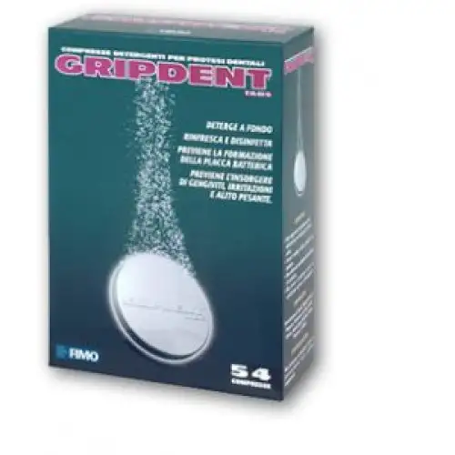 FIMO Gripdent Tabs Comprimés Effervescents Pour Dentiers 54 Comprimés