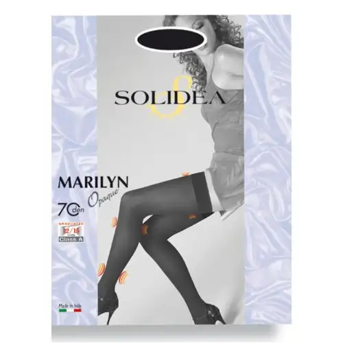 Solidea Marilyn 70 Opaque Stay-up Moka Couleur Taille 4