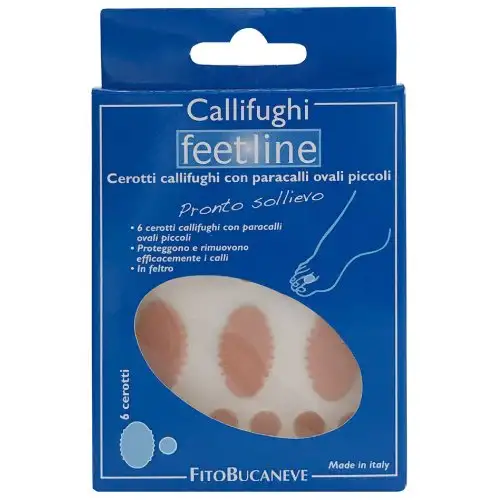 Fitobucaneve Footline Patchs Bleuet Ovale Paracals Petit 6 Pièces