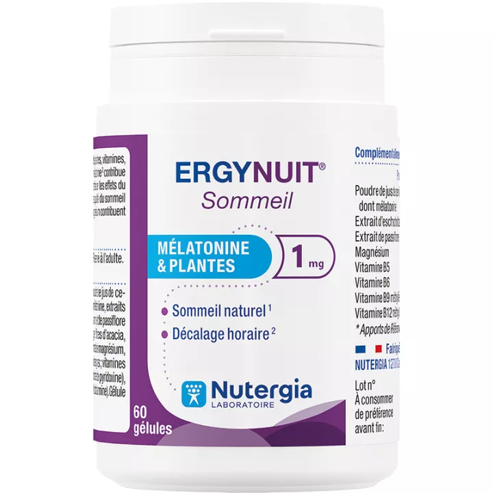 Ergynuit Sommeil Nutergia 60 gélules