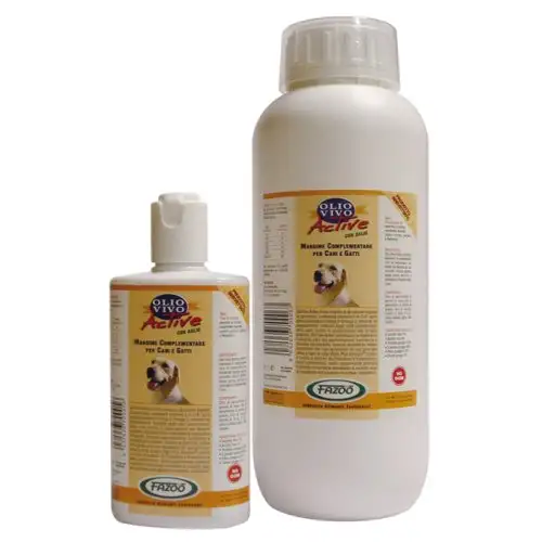 Fazoo Olio Vivo Aliment Complémentaire Actif Pour Chiens Et Chats 1L