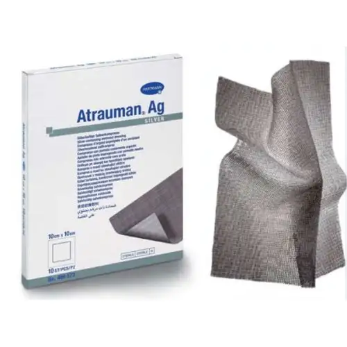 Atrauman AG Pansement avec Argent 10x10cm 10 Pansements