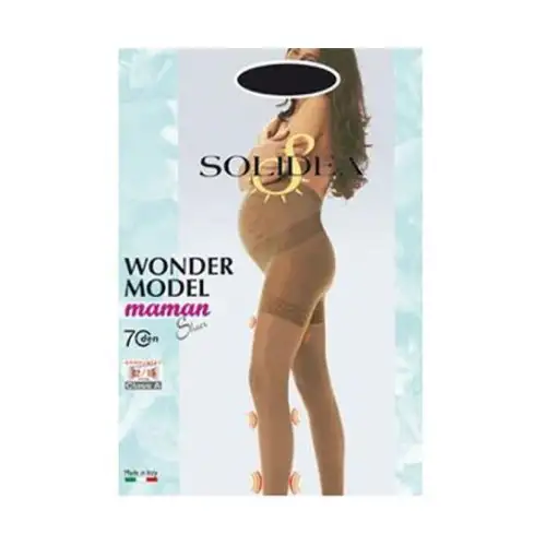 Solidea Wonder Model Maman 70 Collants de grossesse transparents Couleur Glace Taille L