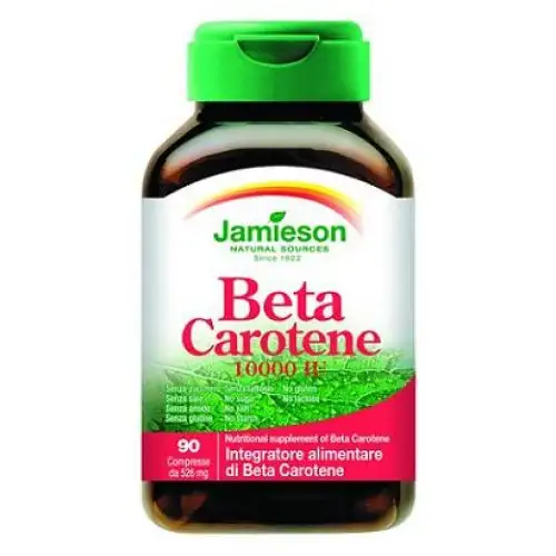 Jamieson Bêta Carotène Complément Alimentaire Sans Gluten 90 Comprimés